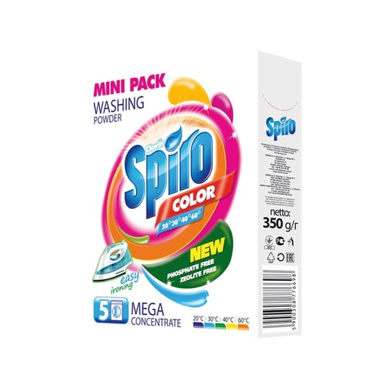 Proszek do prania SPIRO Color, 350 g, 5 prań Spiro