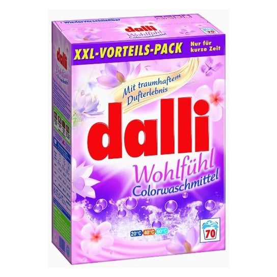 Proszek do prania tkanin kolorowych, DALLI Wohlfühl Colorwaschmittel XXL, 4,9 kg Dalli-Werke