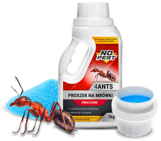 Proszek NO PEST na Mrówki 1kg Preparat Formuła Środek na Mrówki Mrowiska NO PEST