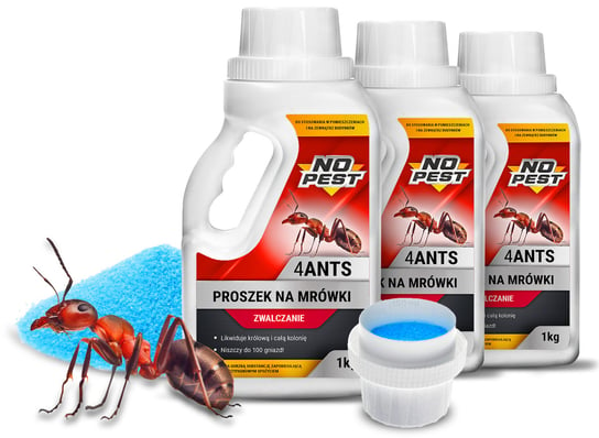 Proszek NO PEST na Mrówki 3kg Preparat Formuła Środek na Mrówki Mrowiska NO PEST