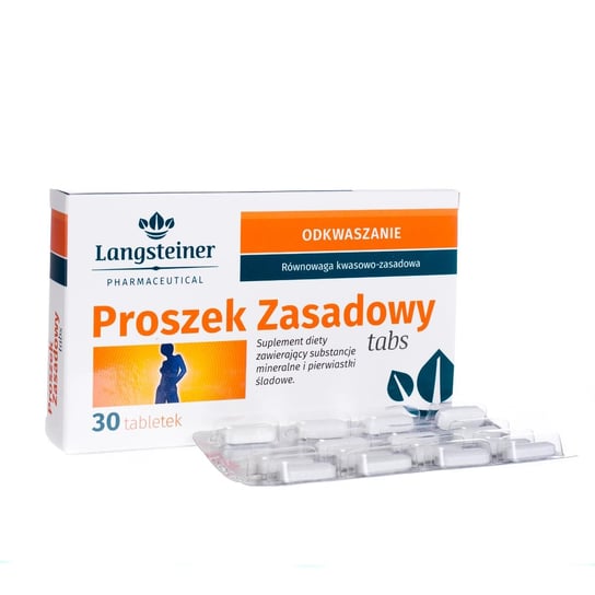 Proszek Zasadowy suplement diety tabs, 30 tabletek Langsteiner