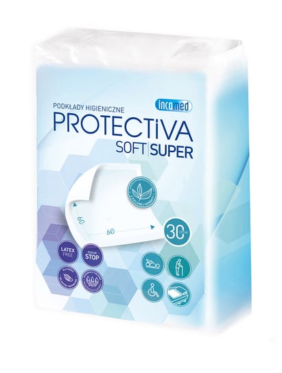 Protectiva soft super, podkłady higieniczne, 60X60, 30 sztuk Incomed