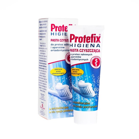 Protefix Higiena pasta czyszcząca do protez zębowych i aparatów ortodontycznych 75 ml Queisser Pharma