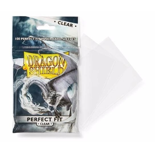 Protektory Perfect Fit Size 100 szt Dragon Shield wewnętrzne Przezroczyste Dragon Shield