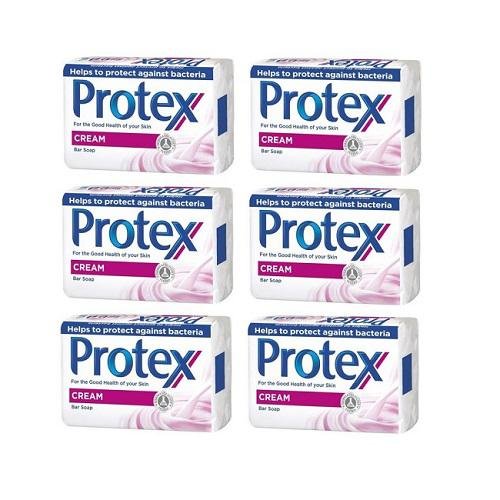 Protex, Zestaw 6x, Mydło antybakteryjne, Cream, 90 g Protex