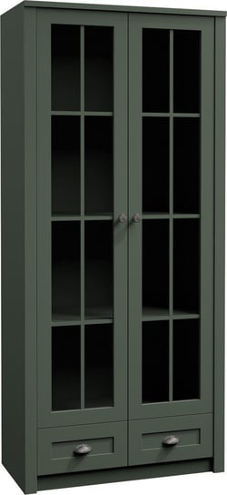 Prowansja Green W2S - witryna 2 drzwiowa 2 szuflady Gała Meble
