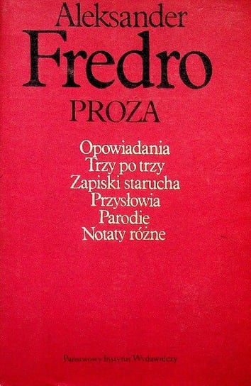 Proza Fredro Aleksander