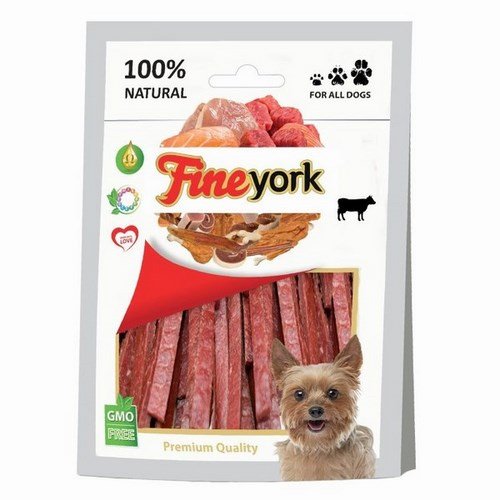 Prozoo fine york - przysmak dla psa - paski wołowiny 80g PROZOO