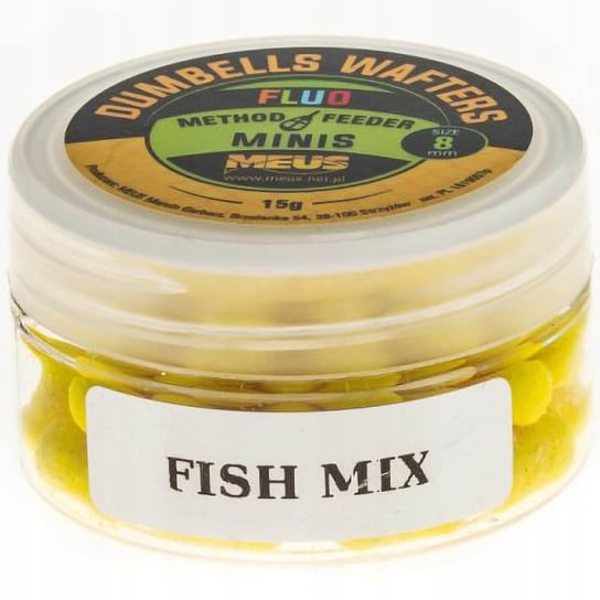 Tandem Baits Method Feeder Fluo Wafters 20g | Esche Galleggianti Per Carpa | Aroma Intenso E Colore Arancio