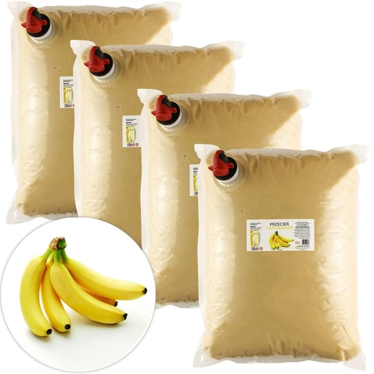 Przecier bananowy - Zestaw 4x5l Tłocznia Szymanowice