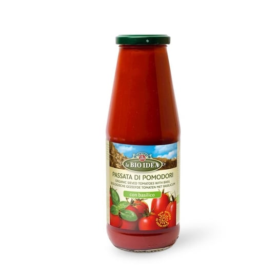 Przecier Pomidorowy Passata z Bazylią Bio 680 g - La Bio Idea LA BIO IDEA