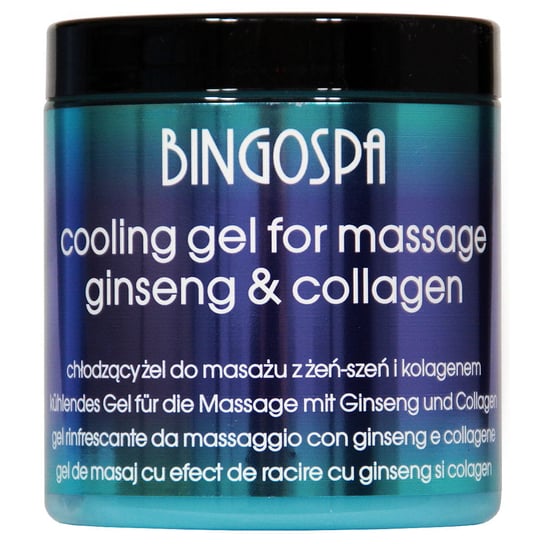Przeciwbólowy żel do masażu wzbogacony żeń-szeń i kolagenem 250 g BINGOSPA BINGOSPA