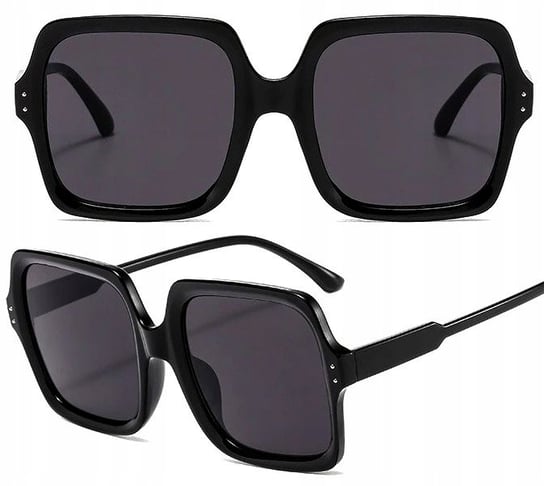 Przeciwsłoneczne Okulary Duże Kwadratowe Czarne Edibazzar