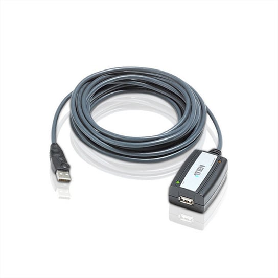 Przedłużacz ATEN UE250 USB 2.0, czarny, 5 m Aten