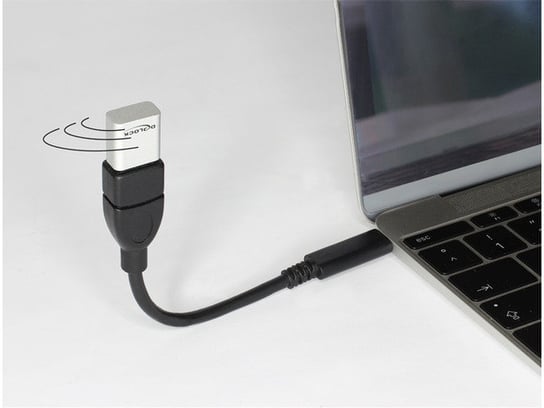 Przedłużacz DELOCK USB-C, 15 cm Delock