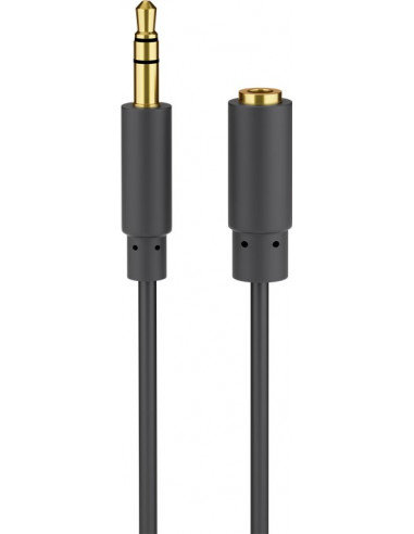 Przedłużacz do słuchawek i audio AUX, 3,5 mm 3-pinowy, cienki - Długość kabla 1 m Inna marka