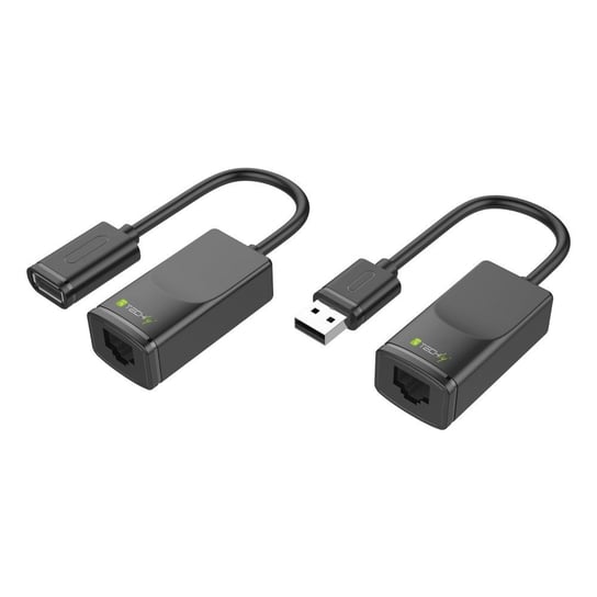 Przedłużacz Extender USB Techly po kablu sieciowym RJ45 do 60m. Techly
