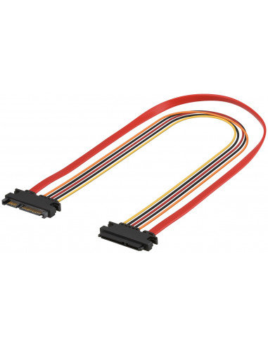 Przedłużacz kabla zasilającego/kabla danych SATA do komputera - Długość kabla 0.3 m Inna marka