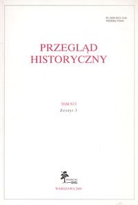 Przegląd Historyczny Rok 2000 Opracowanie zbiorowe