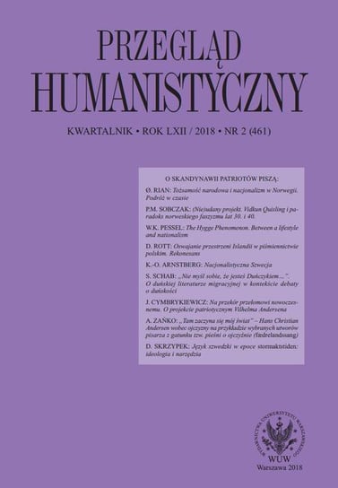 Przegląd Humanistyczny 2018/2 (461) Pessel Włodzimierz, Szelągowska Grażyna