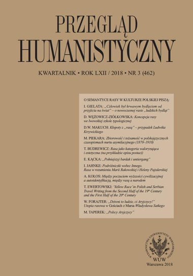 Przegląd Humanistyczny 2018/3 (462) Mazurkiewicz Filip