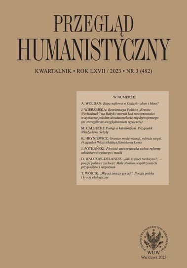 Przegląd Humanistyczny 2023/3 (482) - ebook PDF Wójcik Tomasz