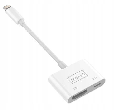 Przejściówka Adapter, Zenwire, Av Lightning HDMI iPhone Ipad Zenwire