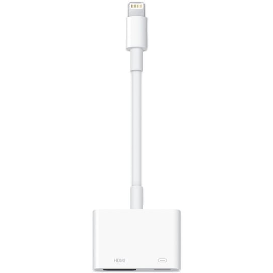 Przejściówka APPLE Lightning - cyfrowe AV, biała Apple