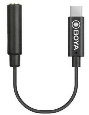 Przejściówka Boya BY-K4 Mini-Jack na USB-C BOYA