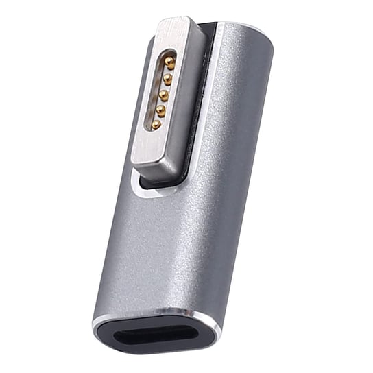 Przejściówka do MacBooka MagSafe 2 do zasilania z USB-C, kompaktowa, srebrna Avizar