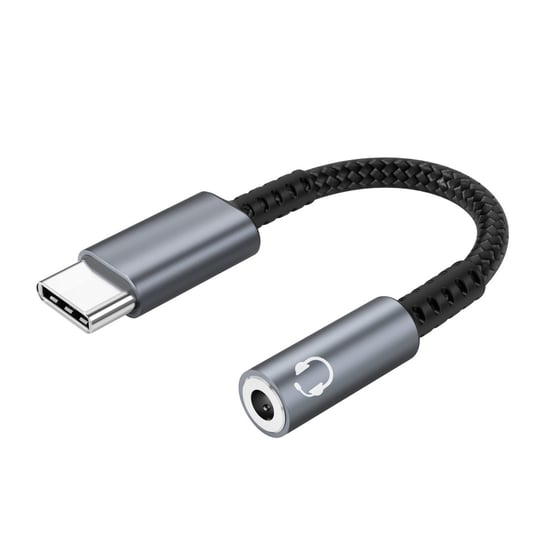 Przejściówka USB-C na 3,5 mm do słuchawek Grey INF