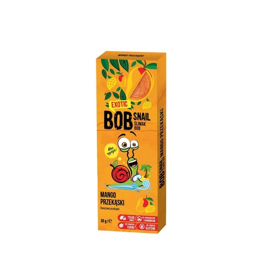 Przekąska BOB SNAIL, mango bez dodatku cukru, 30 g Eco Snack