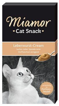 Przekąska dla kota MIAMOR Confect Leberwurst Cream, 6x15 g. Miamor