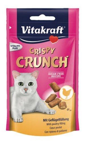 Przekąska dla kota VITAKRAFT Crispy Crunch, drób, 60 g. Vitakraft