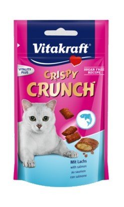 Przekąska dla kota VITAKRAFT Crispy Crunch, łosoś, 60 g. Vitakraft