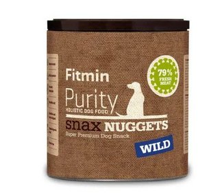 Przekąska dla psa FITMIN Dog Purity Snax Nuggets Wild, 180 g FITMIN