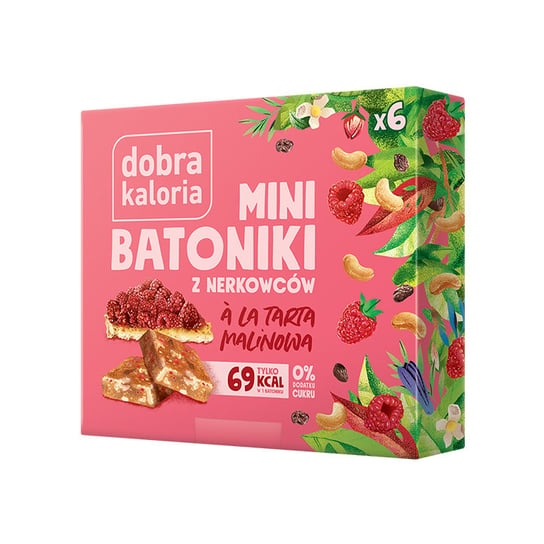 Przekąska Mini Batoniki A'La Tarta Malinowa Dobra Kaloria 102 G DOBRA KALORIA