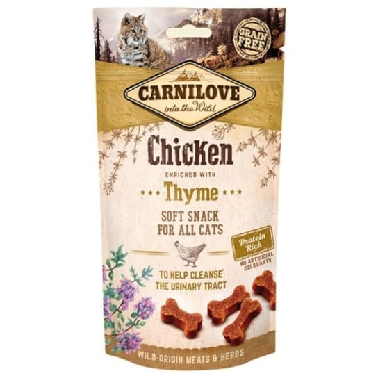 Przekąska z kurczakiem i tymiankiem CARNILOVE Semi-Moist Snack, 50 g Carnilove
