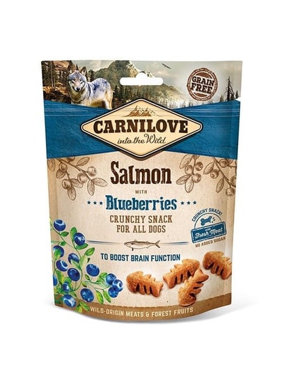 Przekąska z łososiem CARNILOVE Snack Crunchy Salmon&Blueberries, 200 g Carnilove