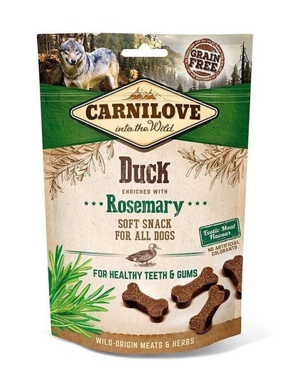 Przekąska z rozmarynem CARNILOVE Snack Soft Duck&Rosemary, 200 g Carnilove