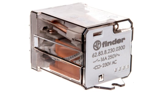 Przekaźnik 3Z 16A 230V AC na panel, Faston 250 62.83.8.230.0300 FINDER