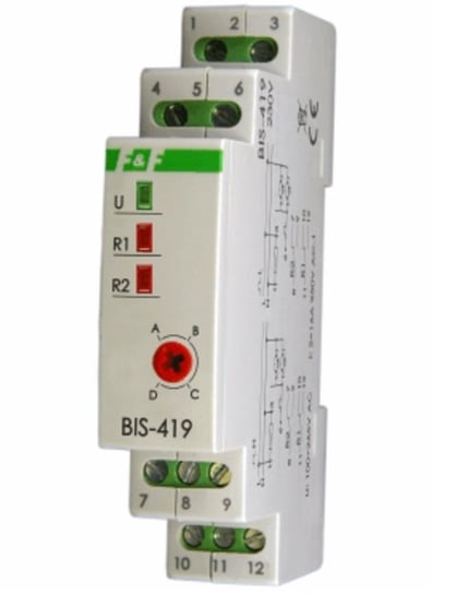 Przekaźnik bistabilny BIS-419 LED sekwencyjny 24V F&F