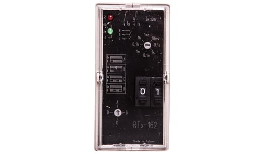 Przekaźnik czasowy 2P 5A 0,01sek-100h 220-230V AC/DC 4-funkcyjny RTX-162 220/230 Schneider Electric