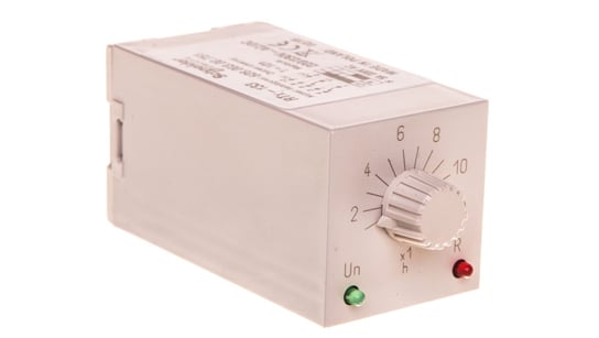 Przekaźnik czasowy 2P 5A 220/230V AC/DC 1-12h załączenie na nastawiony czas RTX-133 2002676 RELPOL
