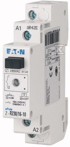 Przekaźnik instalacyjny 16A z diodą 1 zwierny LED 24VDC Z-R23/16-10 Eaton