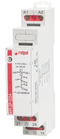Przekaźnik instalacyjny RPI-1P-A24 RELPOL