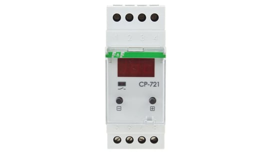 Przekaźnik kontroli napięcia 1-fazowy programowalny 1Z 16A 150-450V AC wyświetlacz LED CP-721 F&F