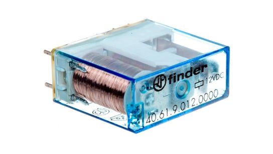 Przekaźnik miniaturowy 1P 16A 12V DC AgCdO 40.61.9.012.0000 FINDER