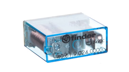 Przekaźnik miniaturowy 1P 16A 24V DC AgCdO 40.61.9.024.0000 FINDER