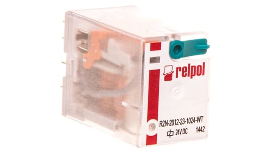 Przekaźnik przemysłowy miniaturowy AgNi R2N-2012-23-1024-WT 860396 RELPOL